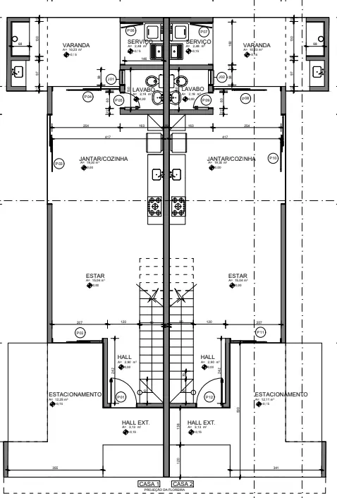 Grundriss Untergeschoss – Casas Açores